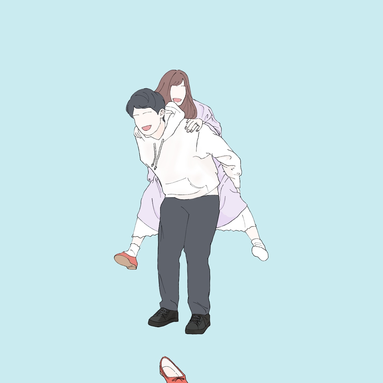 お写真から似顔絵イラスト作成します お気に入りの写真や思い出をイラストに！アイコンにも◎ イメージ2