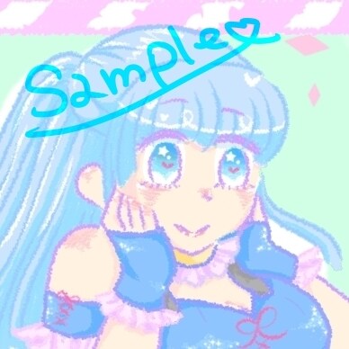 カラフルキュートなアイコン描きます アイコンや印刷してプレゼントなどに。 イメージ2