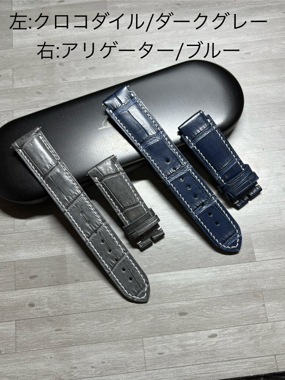 腕時計の革ベルトをオーダーメイドで制作します ロレックス、アップルウォッチ、wena3、など対応可能です。 イメージ6