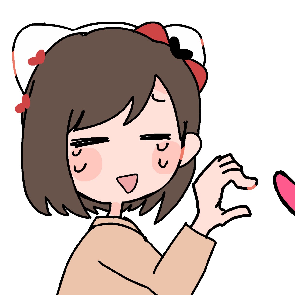 お二人のかわいいペア画のアイコンお描きします 二人分のペア画の基本料金は2000円です！ イメージ3