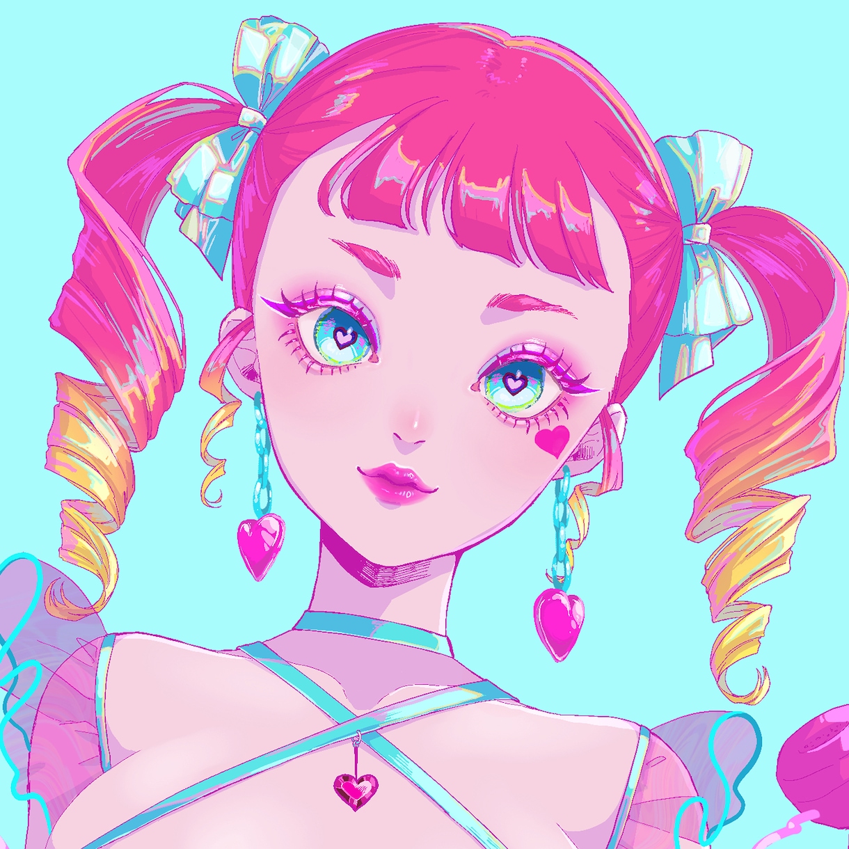 女の子アイコン作成描きます SNS用の美麗系シックなイラストアイコンお描きします！ イメージ3