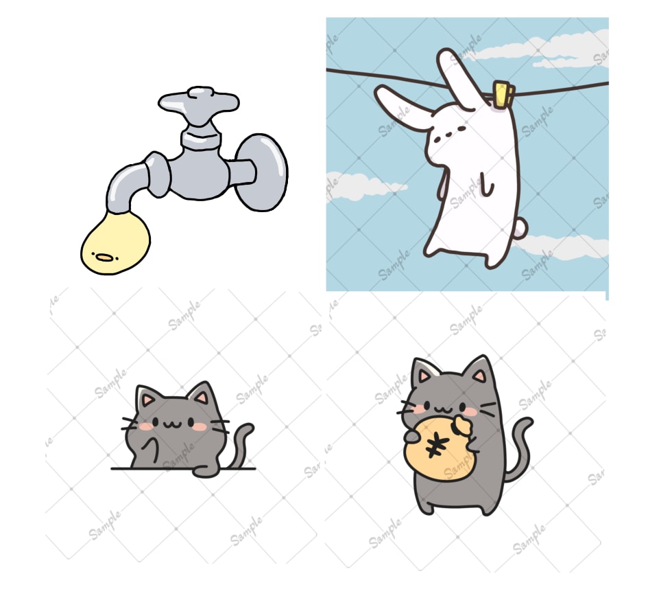 ゆるくてかわいいイラスト描きます 思わず触りたくなるようなゆるいイラストが好きな方へ届け イメージ2