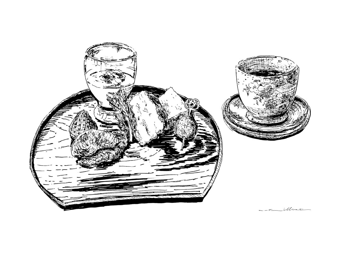 カフェメニューを風合いある線画で描きます 温もり感じる絵で、美味しさを表現しませんか。 イメージ10