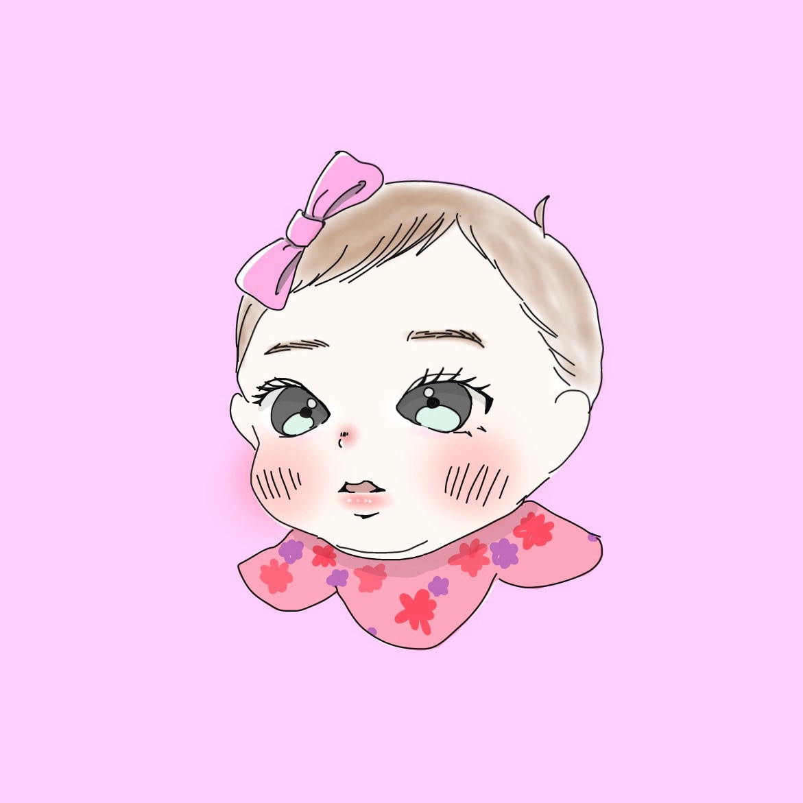 赤ちゃん描きます 0〜6歳くらいまでの赤ちゃん描きます！0歳児ママです☺️ イメージ2