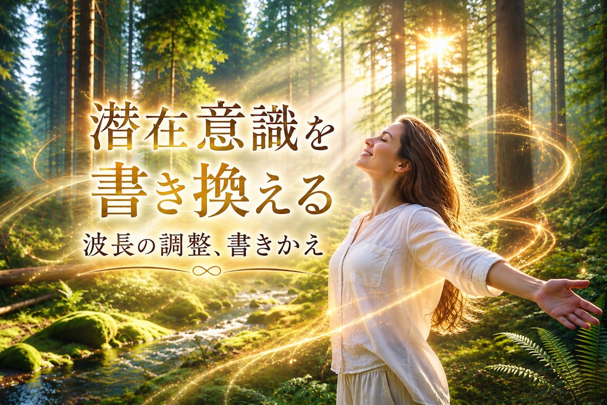 あなたの潜在意識を書換えエネルギーの波長調整します 遠隔ヒーリングで心の中の設定を書きかえて、受け取れる人生へ イメージ1