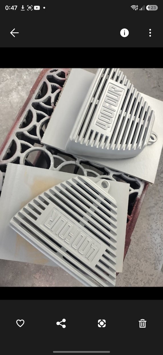 サンドブラスト処理をします お持ちのバイク、車用品、ヴィンテージ品などの素材を蘇らせます イメージ2