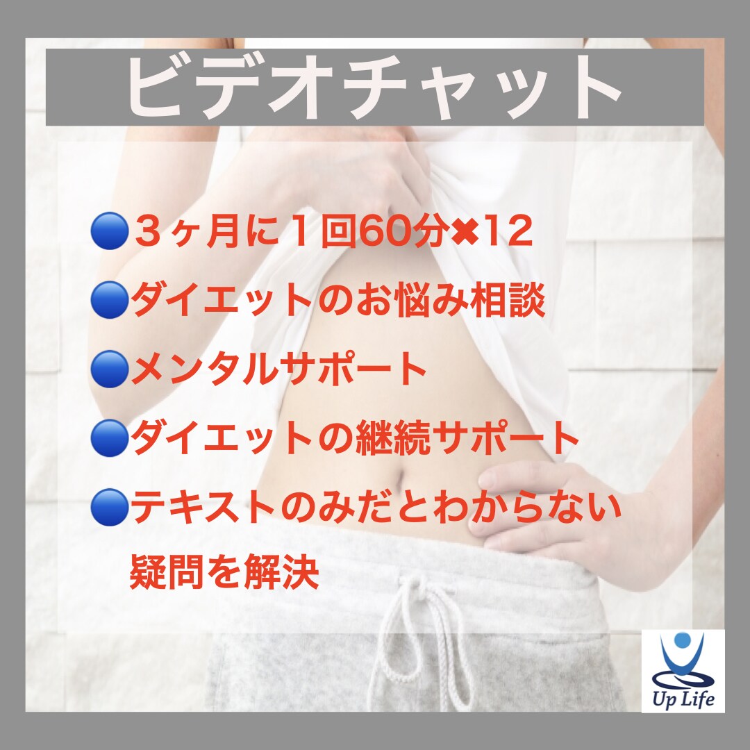 一生太らない体へ！-17kg痩せた秘訣を伝授します 一生スリム！アップライフ式ダイエット！３ヶ月コース！！ イメージ5