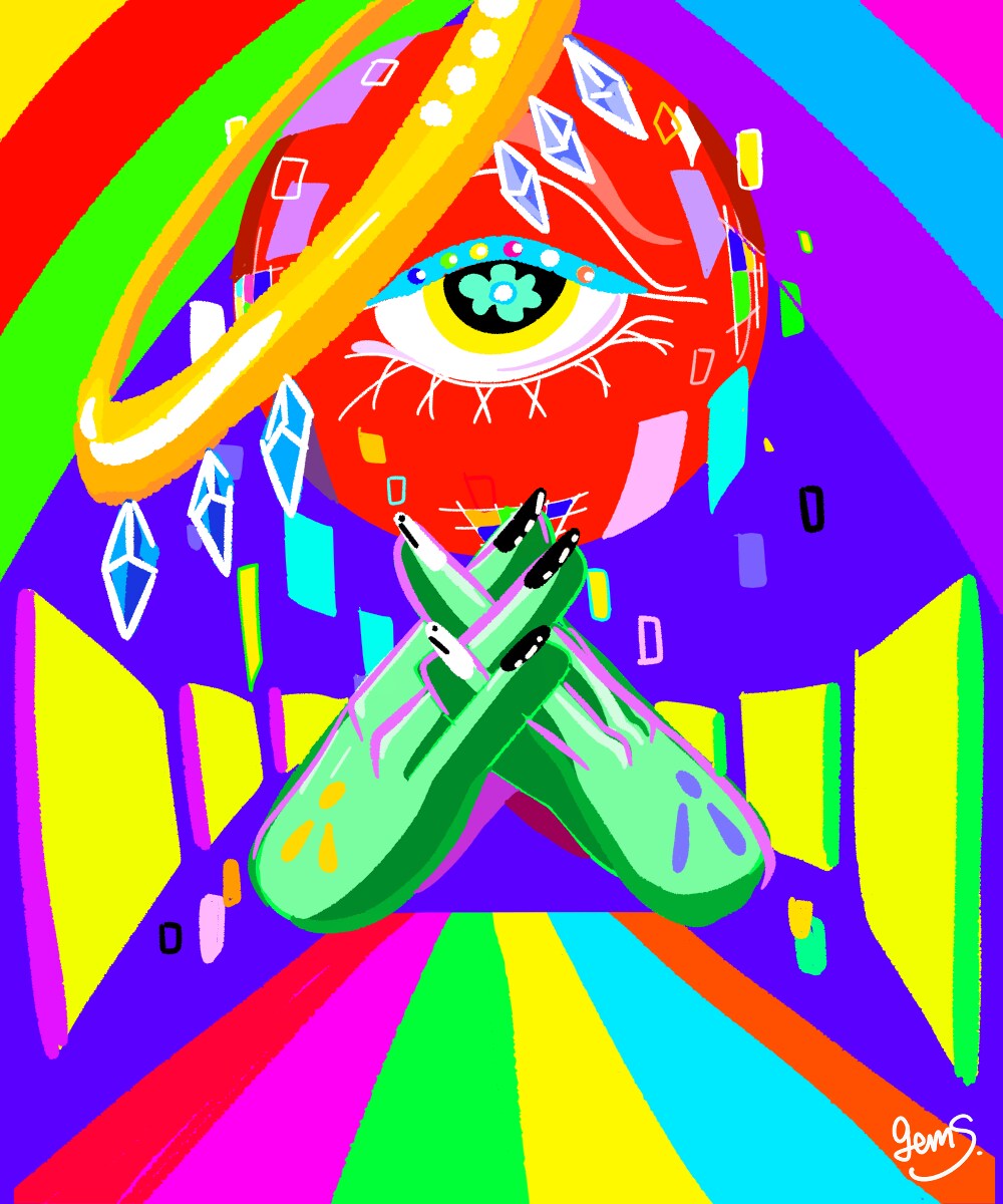 ちょっぴり毒を感じる1枚絵を描きます ビビッドカラー寄り。挿絵や動画等のイラストに… イメージ2