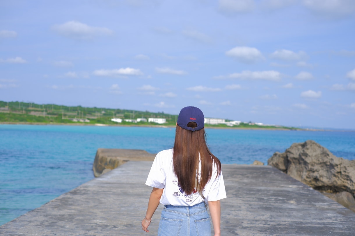 宮古島の風景と一緒にポートレート撮影いたします 家族、友達、カップルなどの思い出の写真を一眼で撮りませんか？ イメージ2