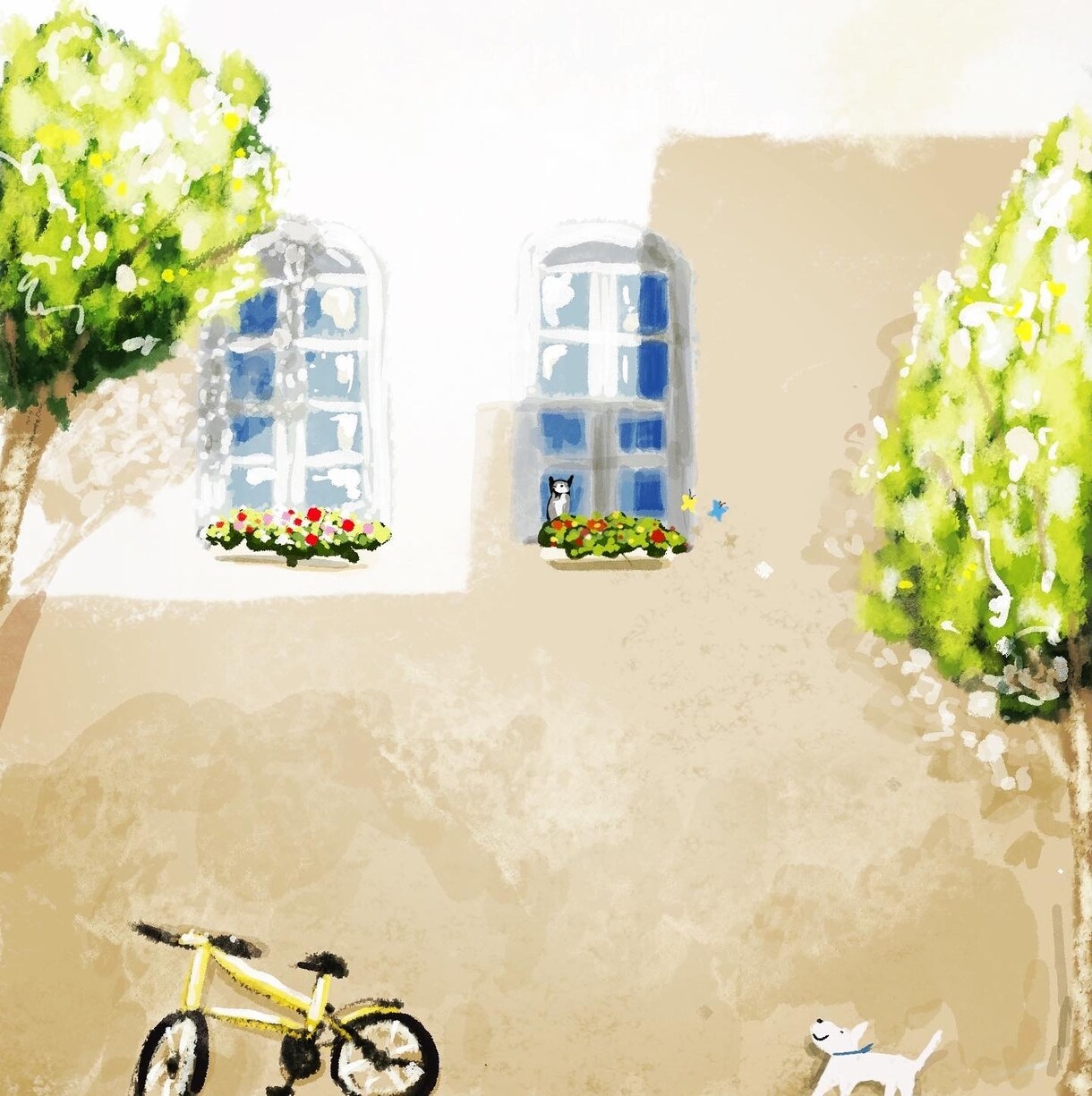 温かみのある背景風景イラスト描きます 思い出の風景/背景/ショップイメージ/あなたの街のPRに◎ イメージ10