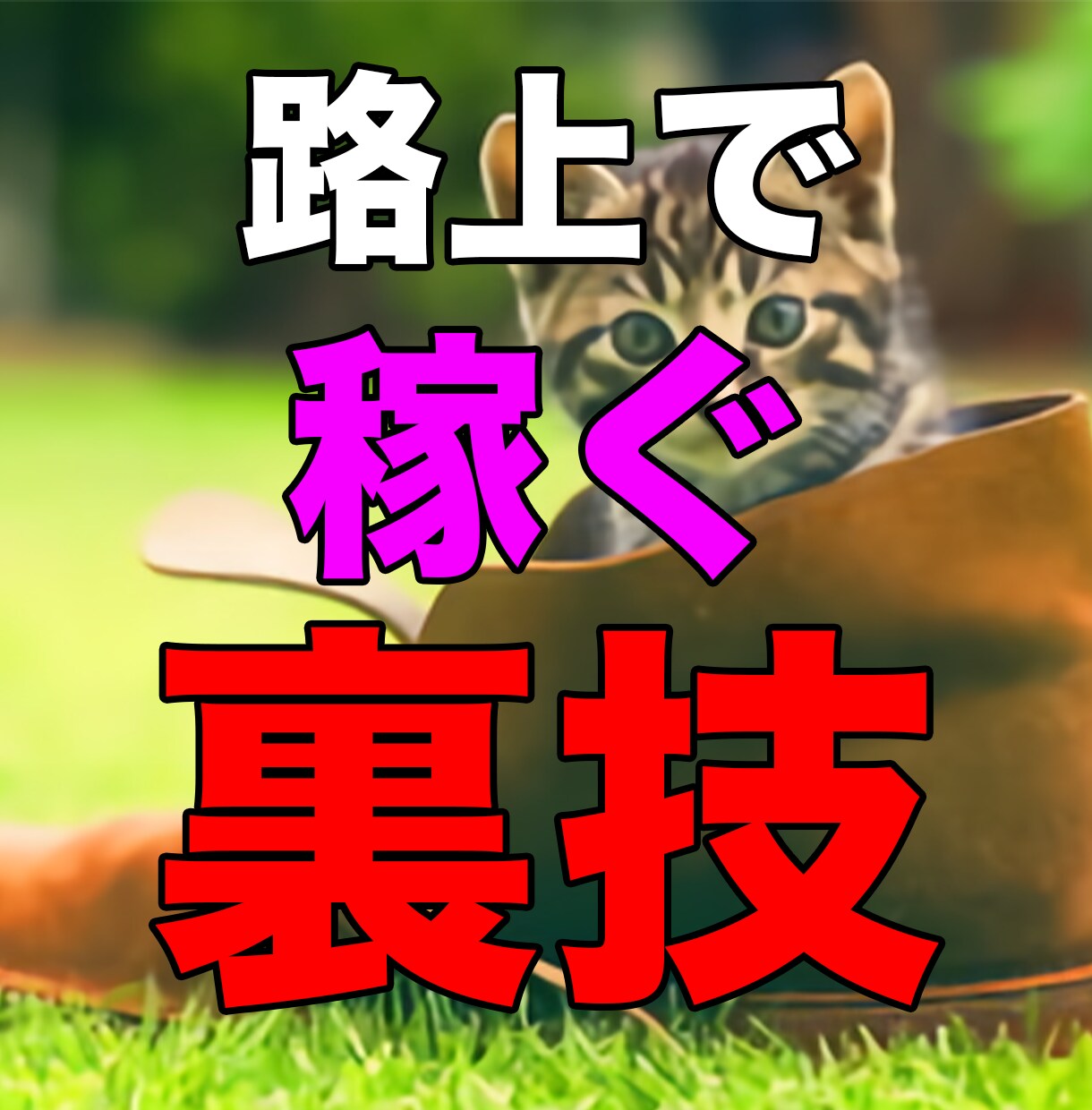 明日から路上で稼ぐノウハウ教えます ”スキマ時間”で稼ぐみんなが知らない裏技 イメージ1