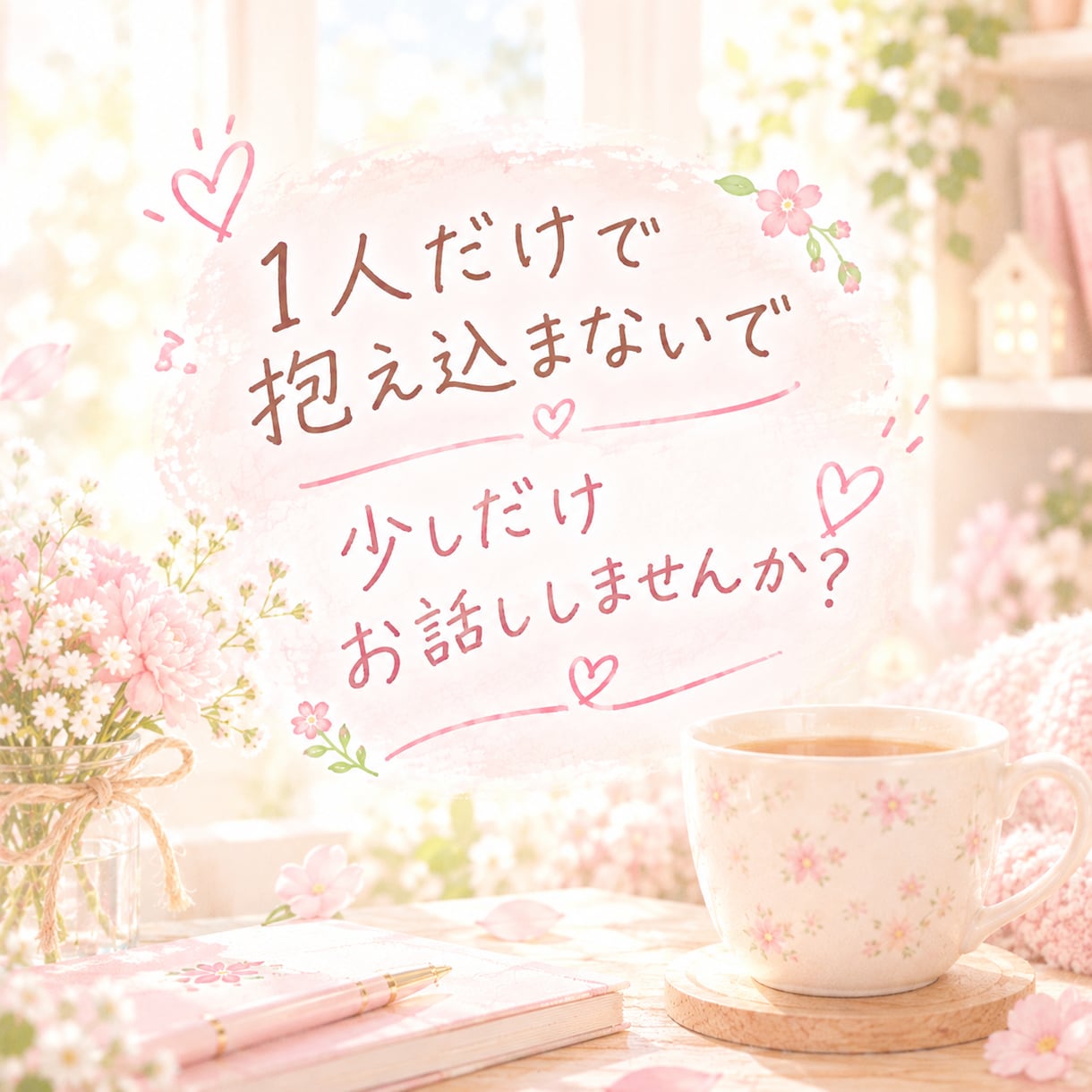 無理に元気にならなくて大丈夫。あなたのお話聞きます 些細な事、今日あった出来事、ちょっとした愚痴でも大歓迎です！ イメージ6