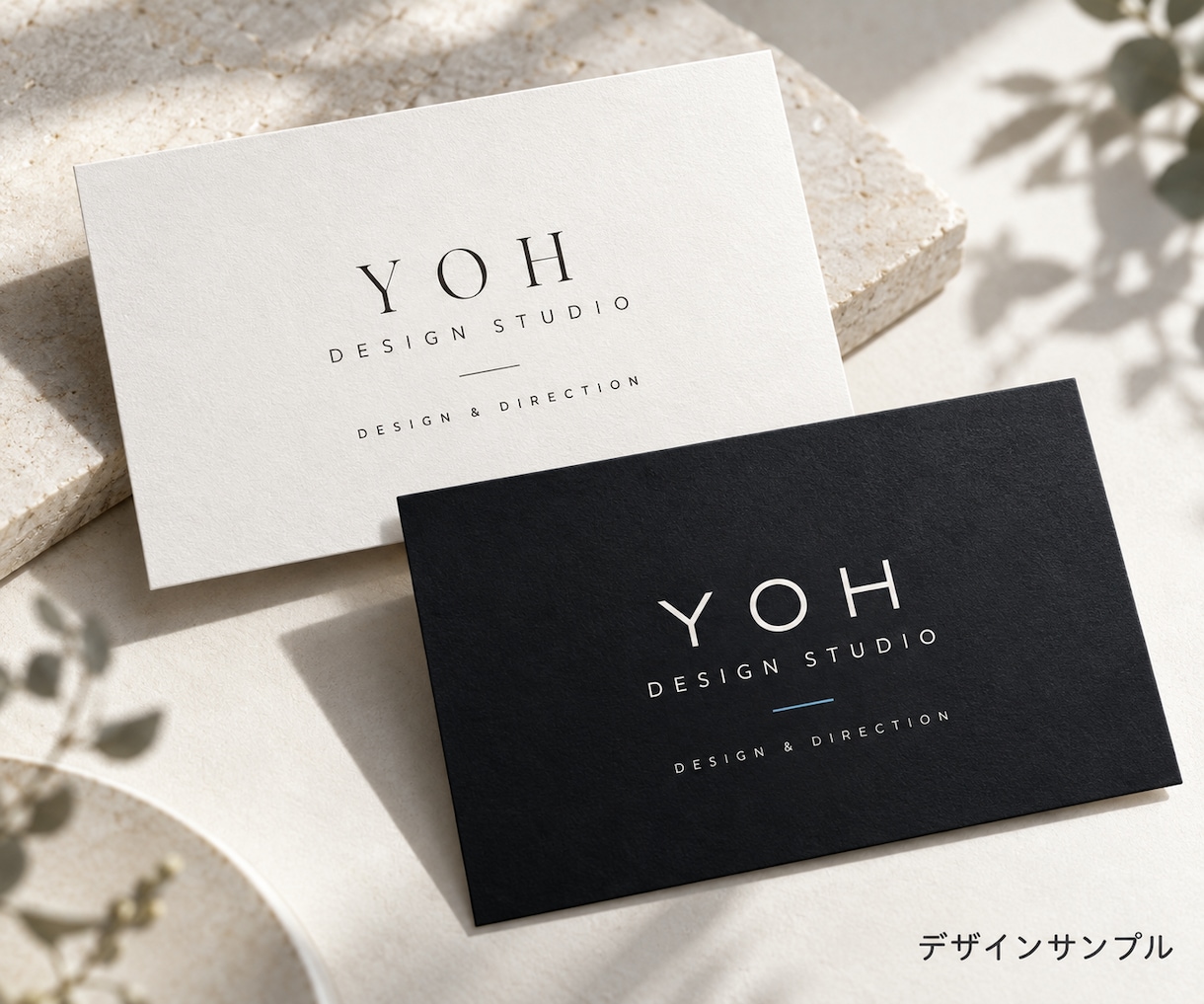片面・両面の名刺を3,000円で作ります 確定文言からシンプルに制作、言葉の相談にも対応します イメージ1