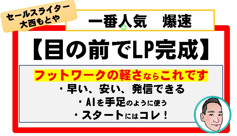 見ている目の前でセールス文を完成させます LP、営業文など、広告文を見ている前で完成させます。 イメージ1