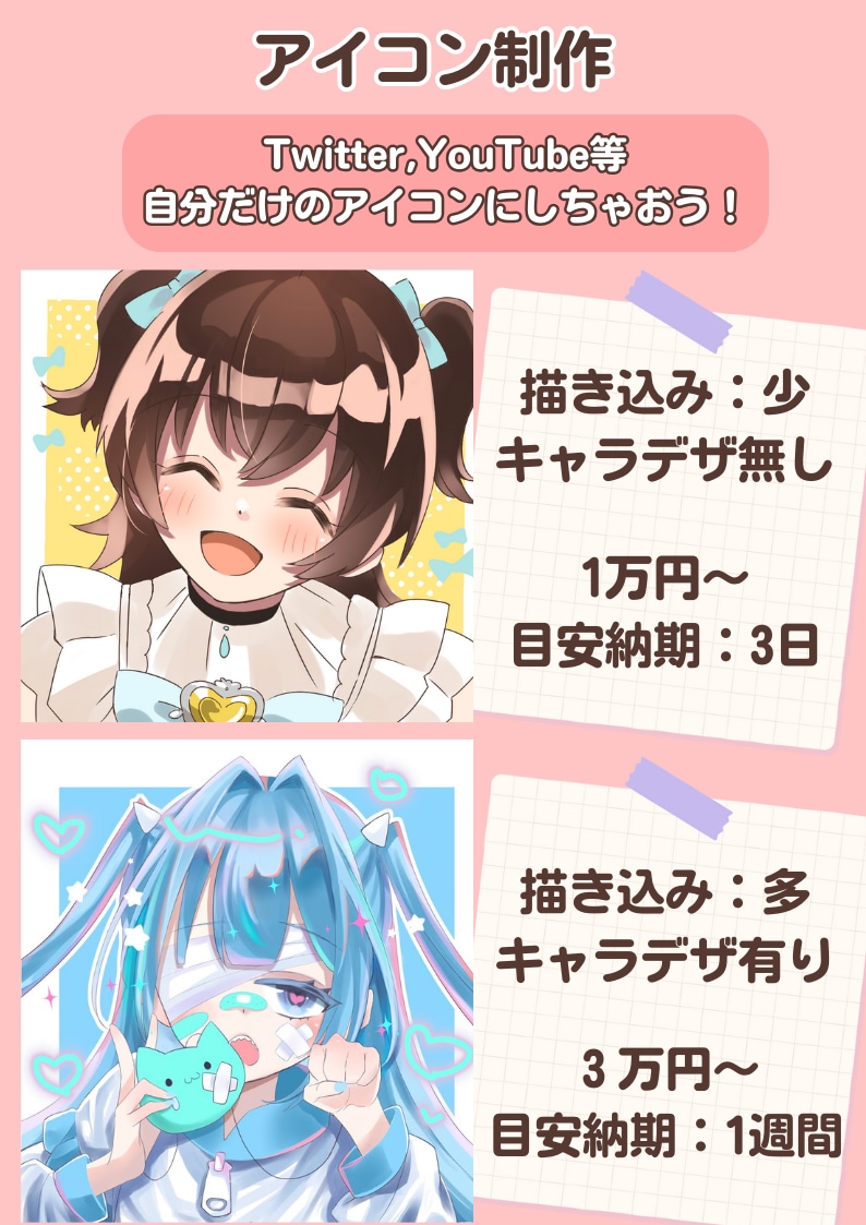 商用利用可＊美少女イラスト制作致します あなたのイメージを具現化する、オリジナルな美少女イラスト制作 イメージ2