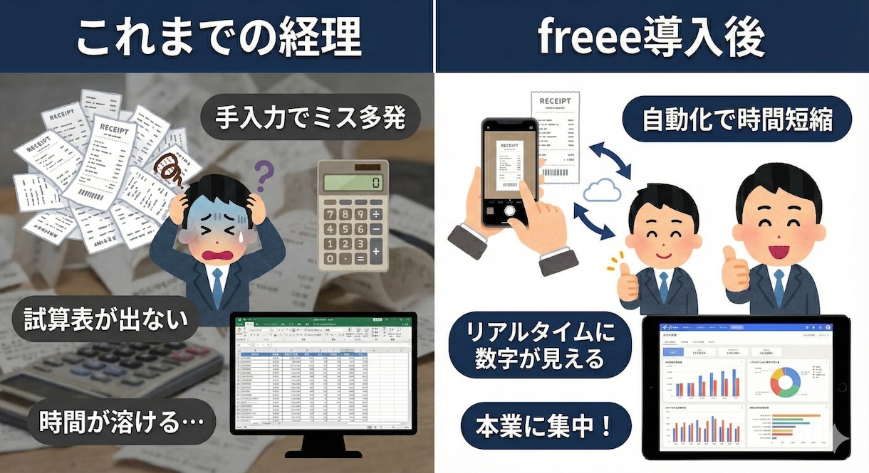 freee初期設定代行で「利益が解る武器化」します 記帳を半自動化！中小企業診断士が「経営を楽にする土台」を。 イメージ3