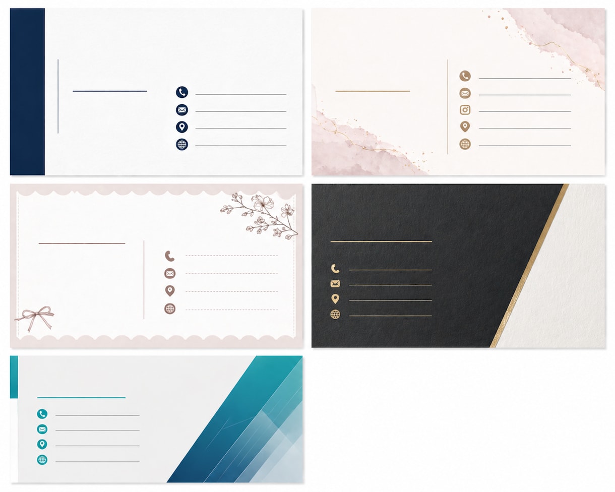 要望に合わせた名刺・ポストカードを作成します 他とは違う名刺が欲しい方。満足するデザインを提供いたします。 イメージ1