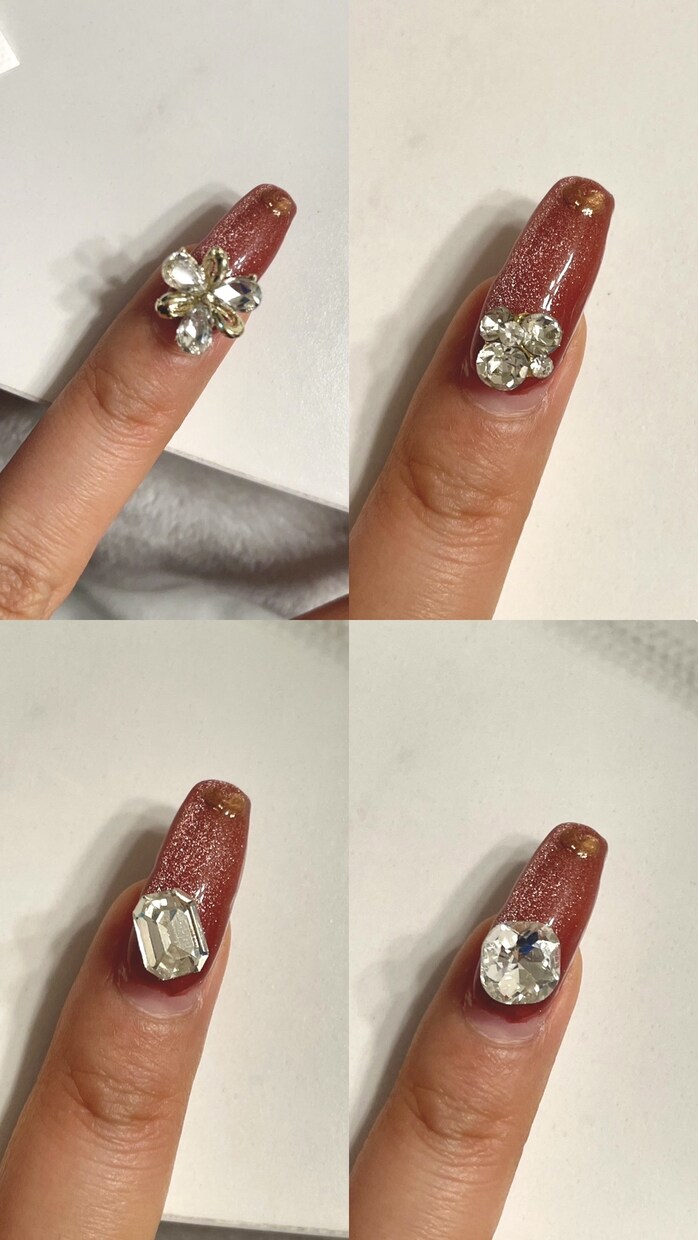 和装ネイルチップお作りします 和装と二次会のネイルチップを少し変えて楽しみましょう！ イメージ2