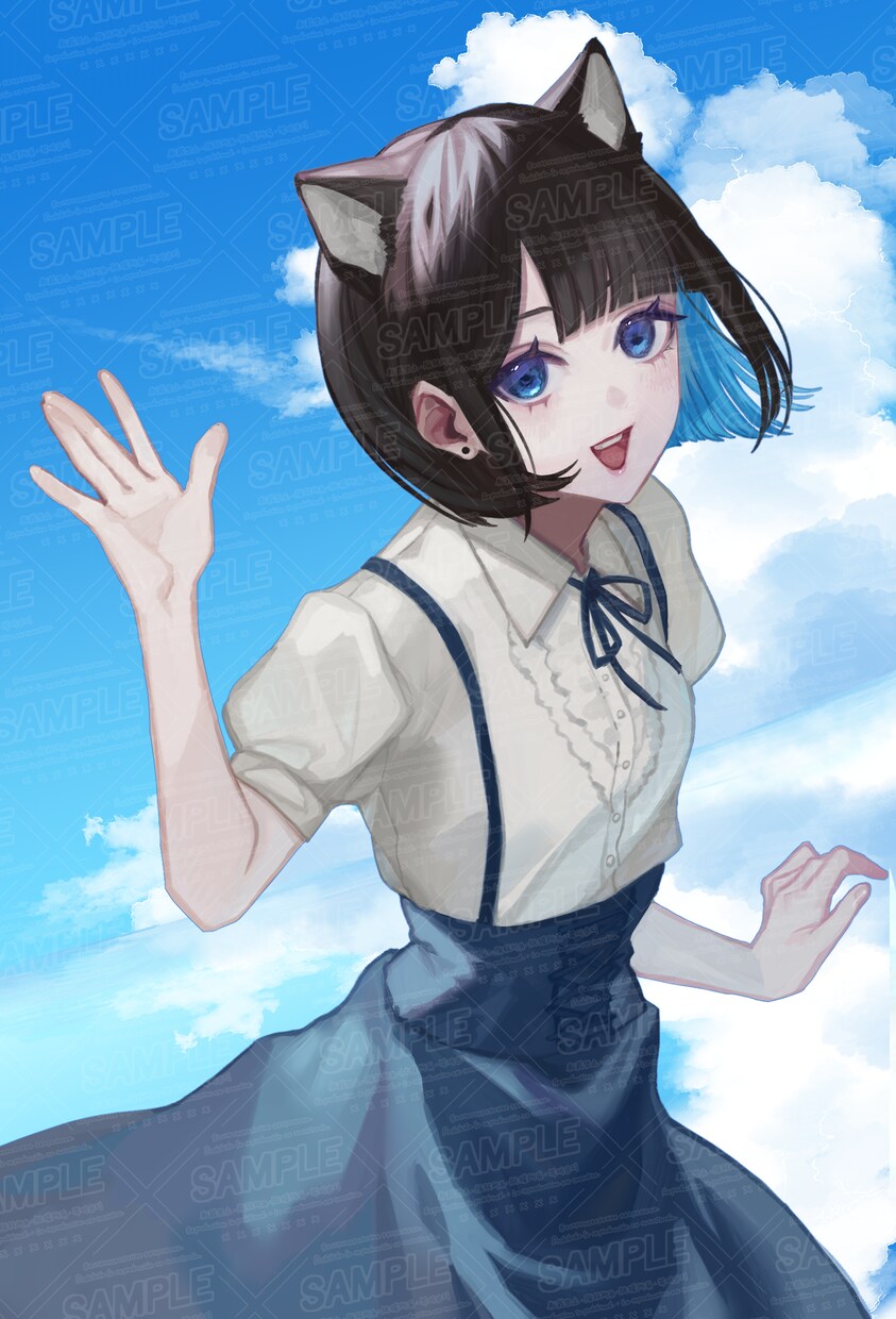 カラー・モノクロイラスト作成します 配信やアイコン、サムネイル、TRPG等でお使いいただけます イメージ8