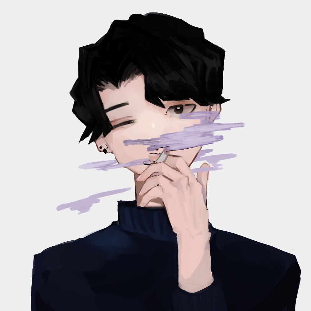 SNS用のアイコンイラスト描きます ちょっと雰囲気のあるアイコンが欲しい方に！ イメージ2
