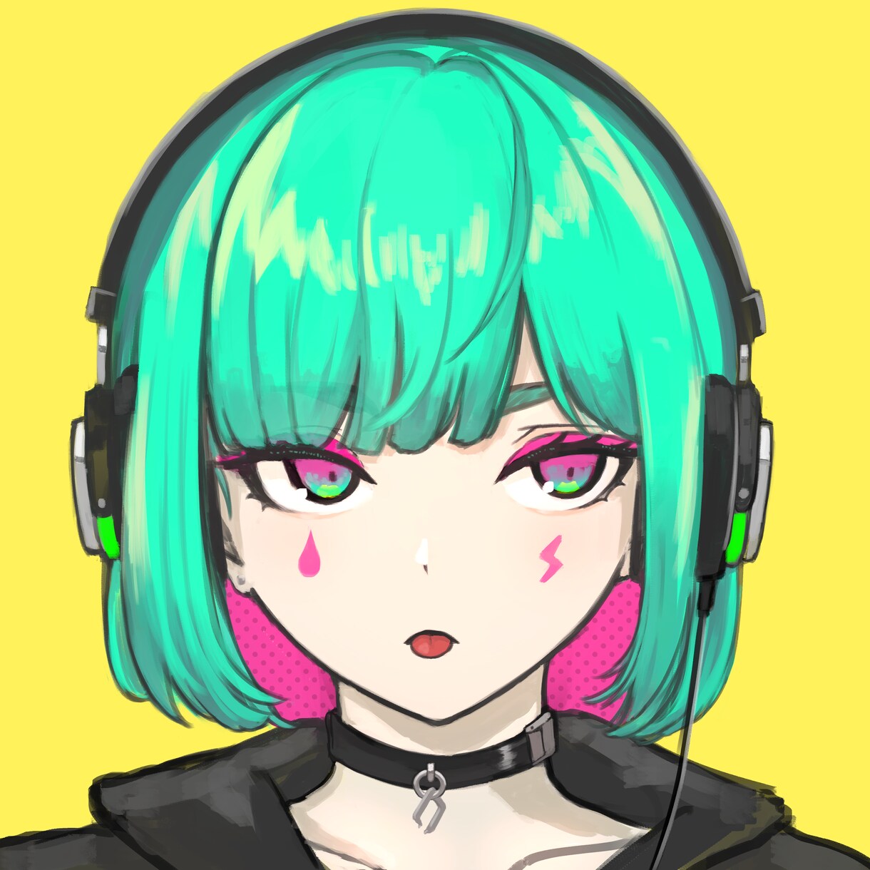 とにかく顔が良いイラスト制作します SNSアイコン、web小説の表紙、音楽や動画用の絵などなど！ イメージ2