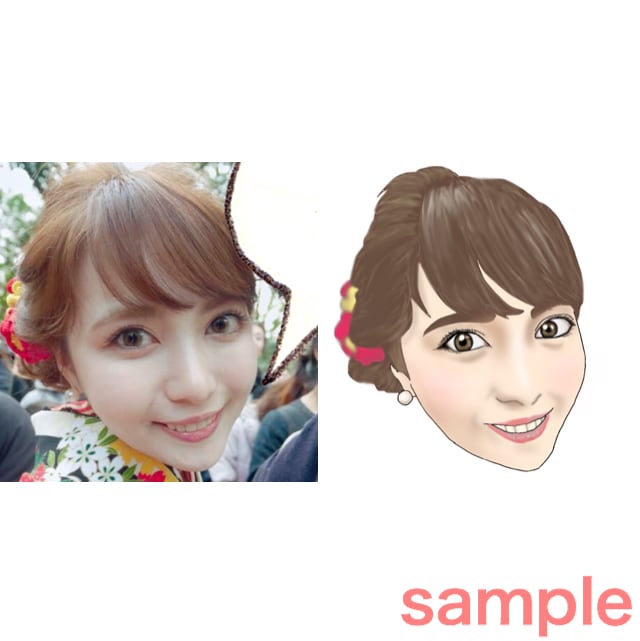 あなたの写真を元にリアルな絵を描きます。お祝いなどのプレゼントに。SNSなどのプロフィールにどうぞ。 イメージ1