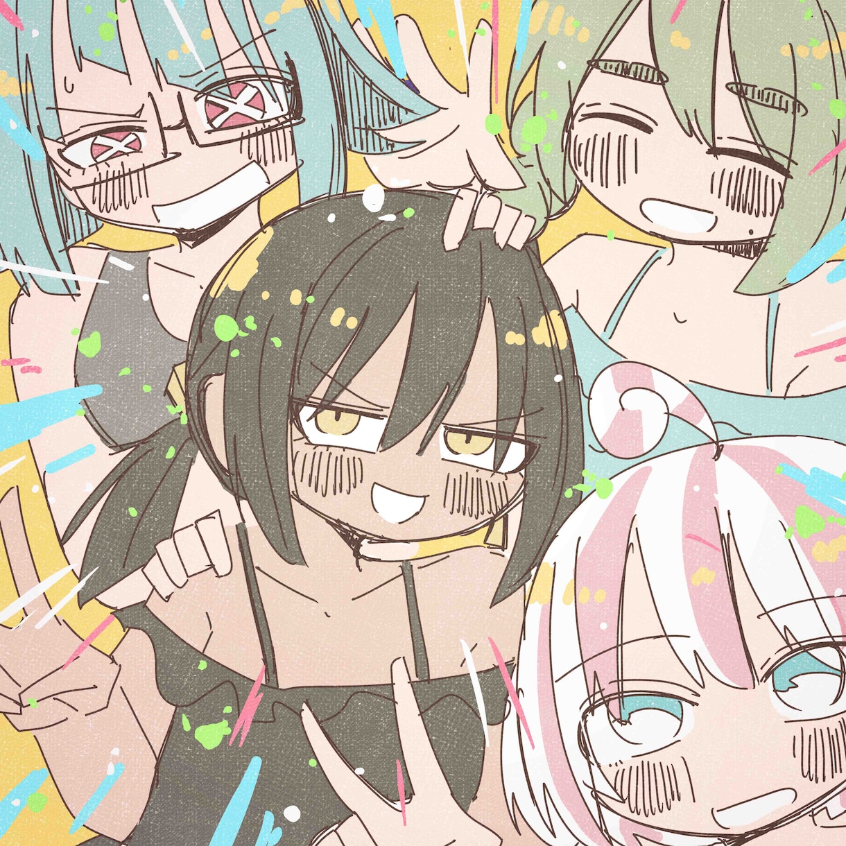 病みかわいい系のイラスト・MV描きます 2枚目以降はお値引きあり！ストーリー仕立てもOK(◡﹏◡✿) イメージ1