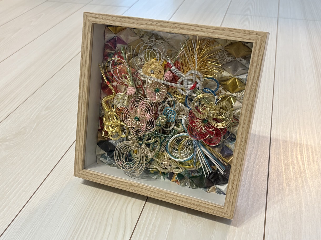 ご祝儀袋をリメイクして水引アートをお作りします 大切な思い出をかたちに残しませんか イメージ1