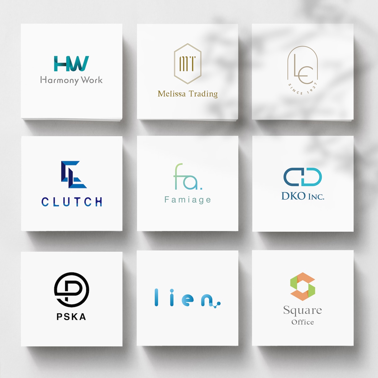 大手企業担当☆上質でおしゃれなワードロゴを制作ます 名刺・ショップカード・封筒・診察券なども制作可能です☆ イメージ1