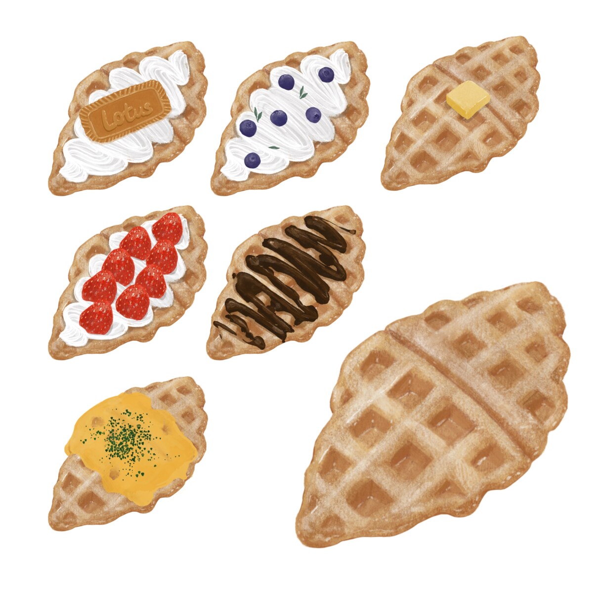 企業様向け|かわいいく食べ物イラスト描きます アイコン・挿絵やメニュー・年賀状・グッズなど用途に合わせる イメージ4