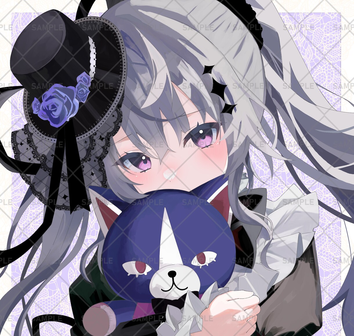 可愛いゆめかわ女の子を提供します かわいいイラストならお任せ下さい。早く丁寧に制作します！ イメージ3