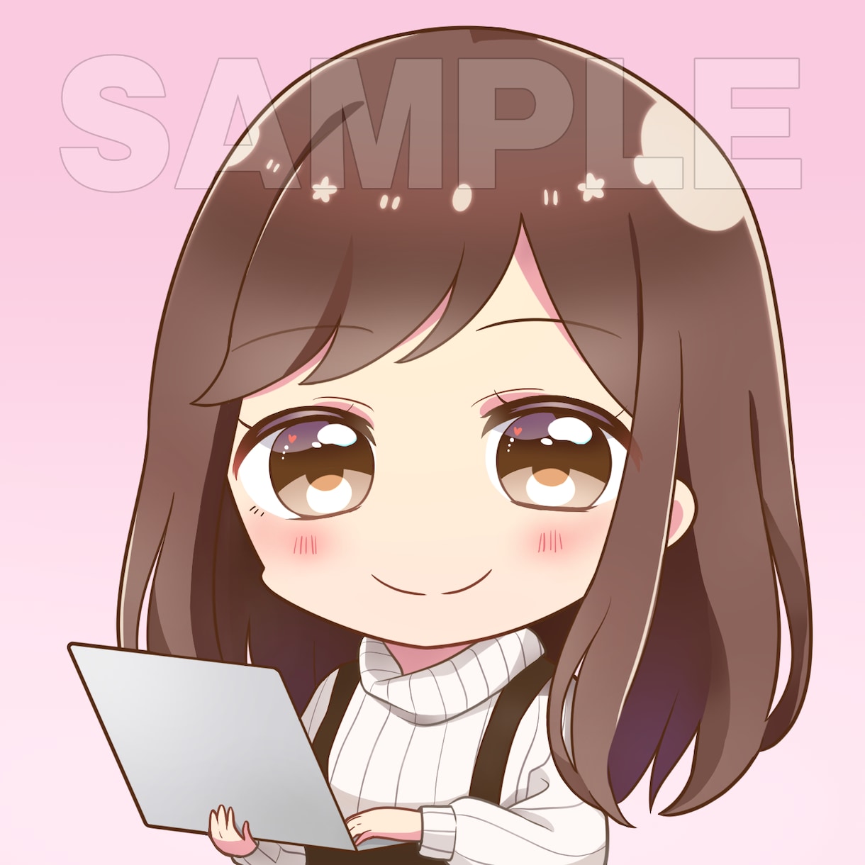 かわいいアイコン・ヘッダー制作いたします 各種SNS、ブログ、YouTubeなどに！ イメージ7
