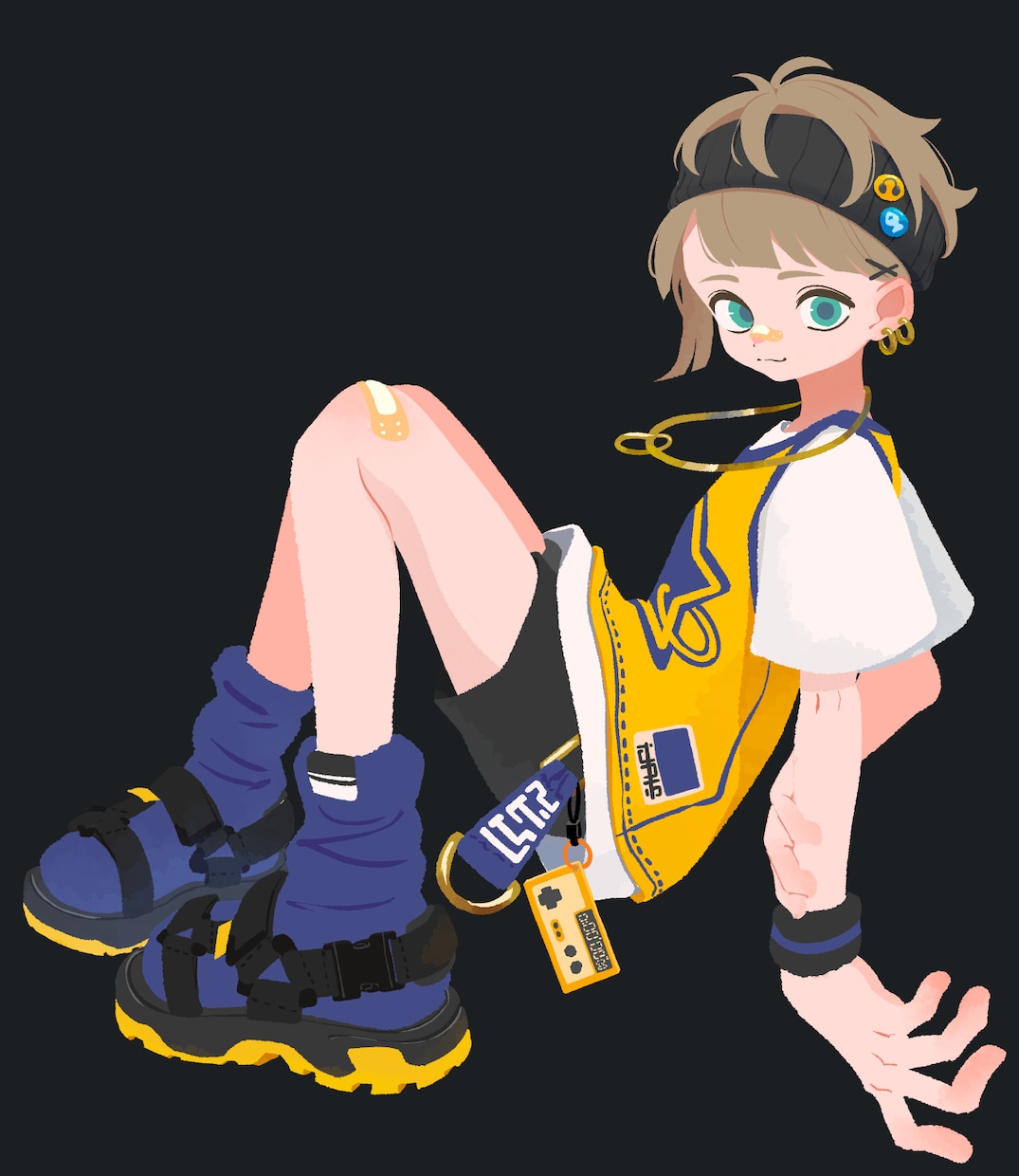 ポップなファッションイラスト制作します 主線無し/デフォルメ／ファッション／ストリート/商用利用可 イメージ7