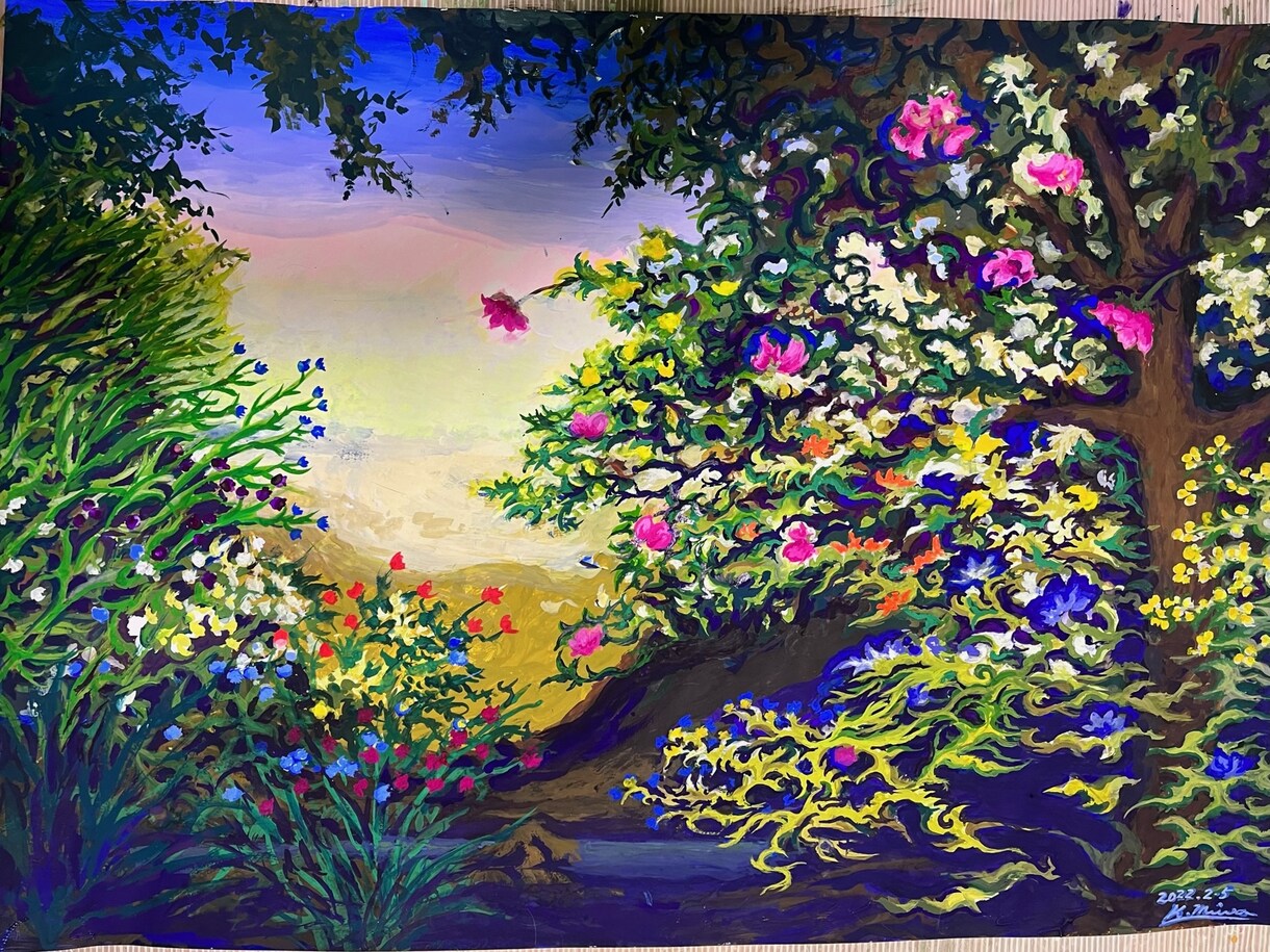 お部屋にちょっと絵を飾りたい方にお売り致します 中学生時代から50年以上絵を描いてます イメージ1