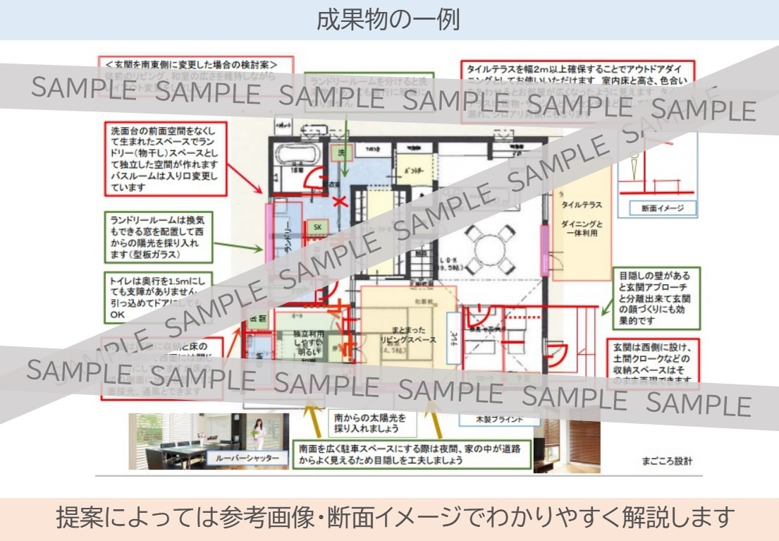 住宅の間取りのセカンドオピニオンをご提供します 実績豊富な一級建築士に間取り診断を気軽にオーダーできます イメージ4