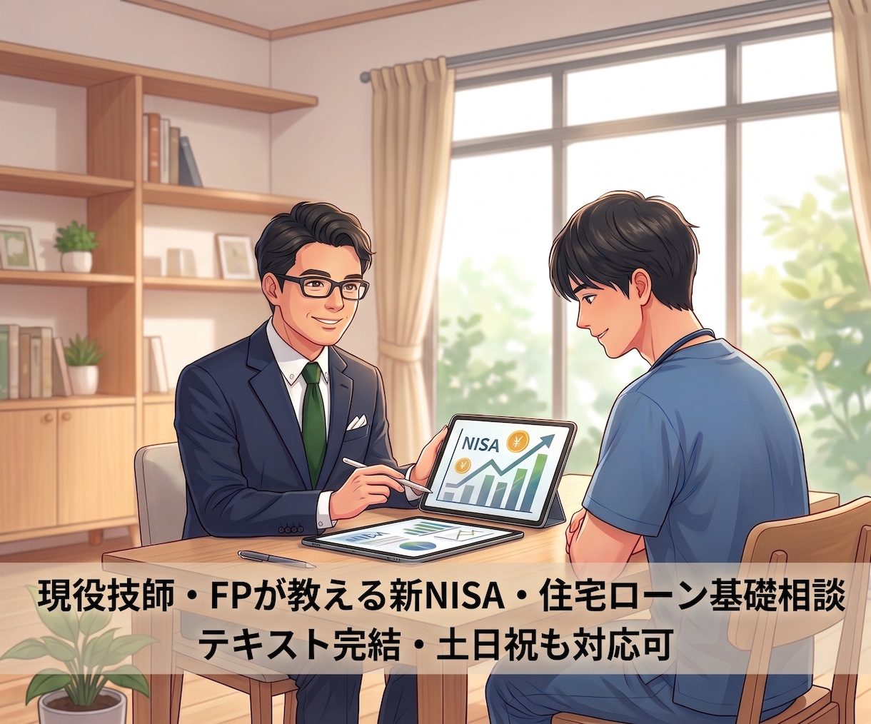 新NISA・住宅ローンのお悩みにFPが回答します FP2級が新NISA・住宅ローンを1,000円で回答 イメージ1