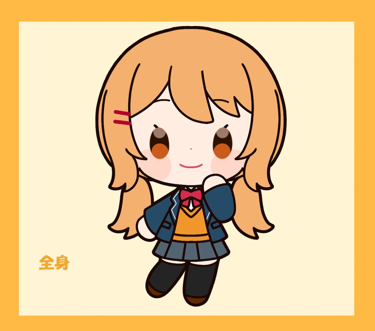 シンプル可愛いミニキャラ描きます 最短納品4日以内！お手頃価格でとっても可愛いミニキャラです イメージ3