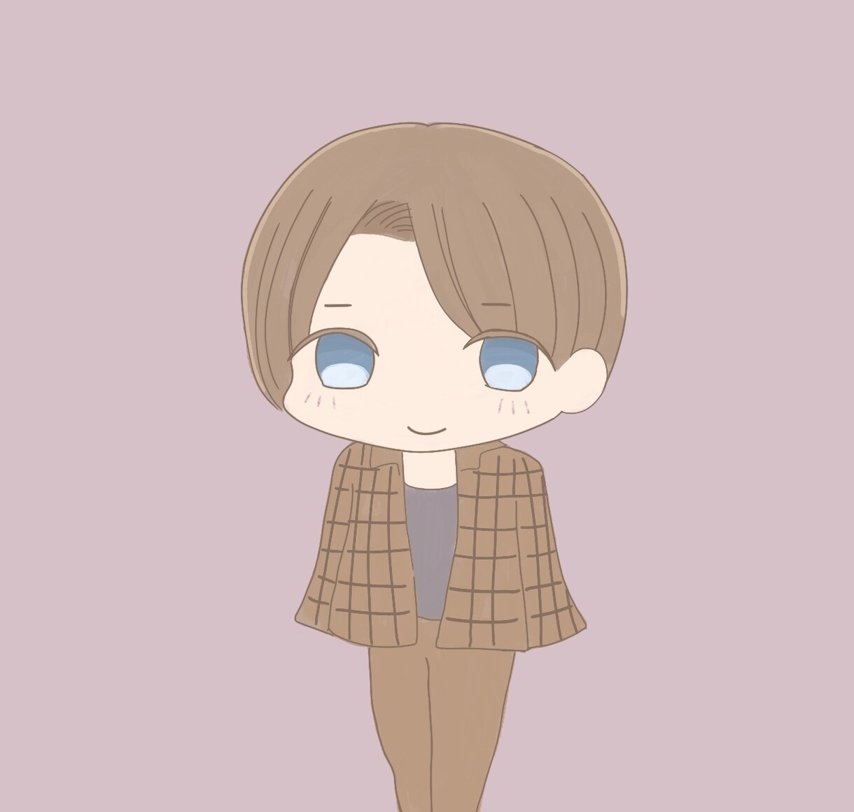 ミニキャラSNS、ブログなどで使える絵お作りします 水彩ゆるふわ可愛いキャライラスト！似顔絵もOKOK イメージ4