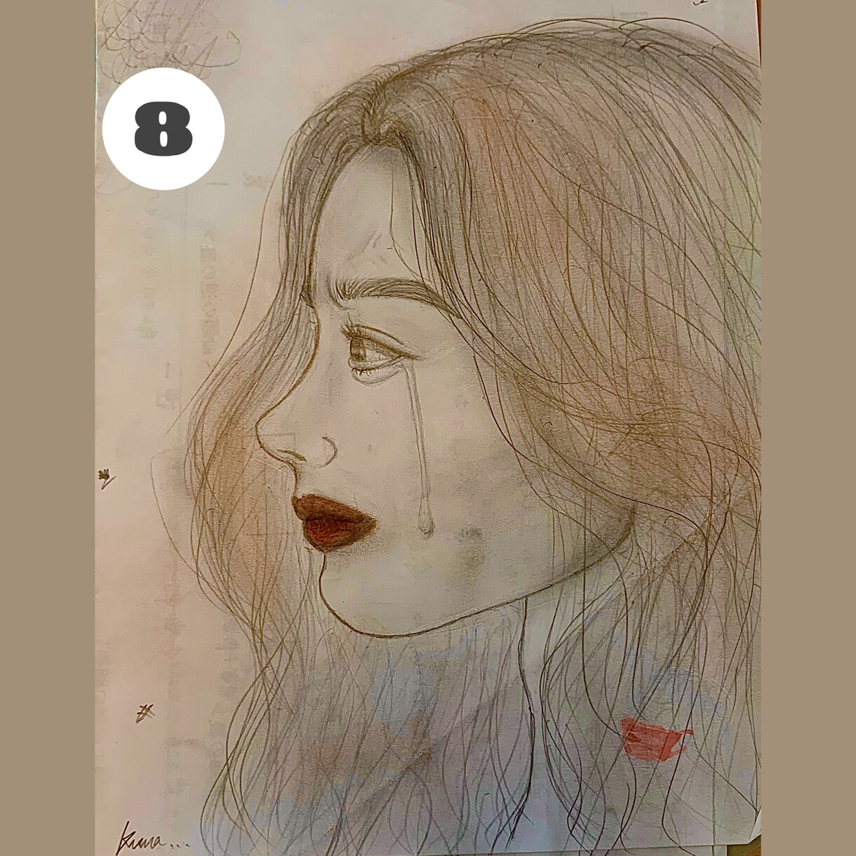 アイコンにオススメな似顔絵を描きます ①〜⑧までの絵柄から自由に選べる！ イメージ9