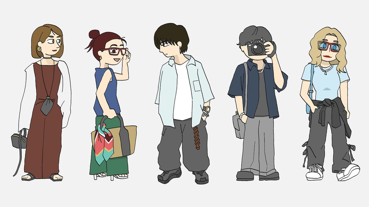 アイコンやプレゼントに！可愛い人物イラスト描きます 特徴を捉えたシンプル＆ポップな人物イラストです！ イメージ3