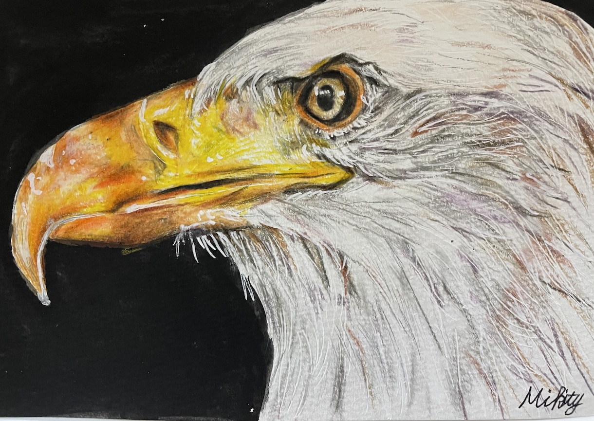 年賀状にも！色鉛筆で動物の絵を描きます 世界でたった一つだけ！動物の可愛い表情を生き生きと描きます イメージ2