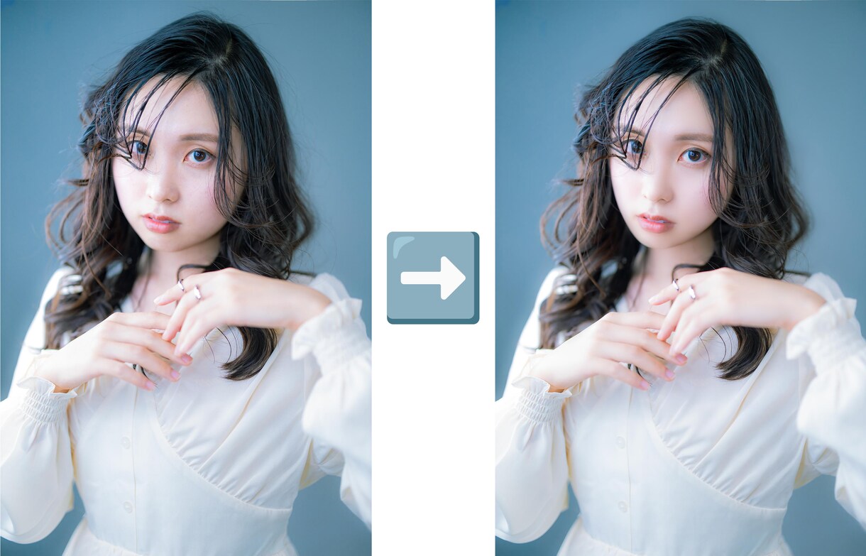 元タレント目線で“盛れる”レタッチをします SNSで盛れたいなら、“プロ目線”のひと手間を。 イメージ2