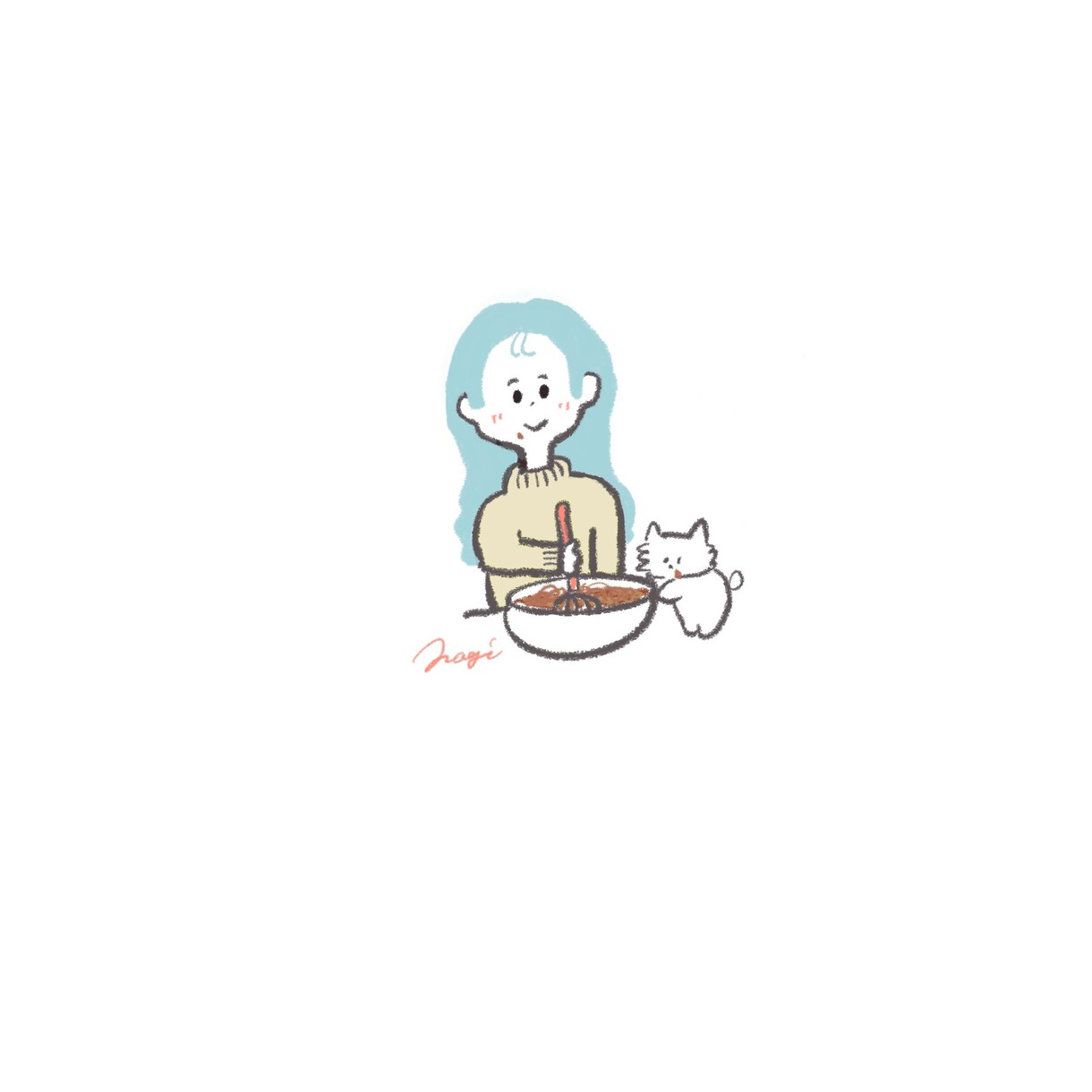 ゆるっとおしゃれな人物画　描きます ゆるっとかわいい人物画。アイコンにもつかえます イメージ1
