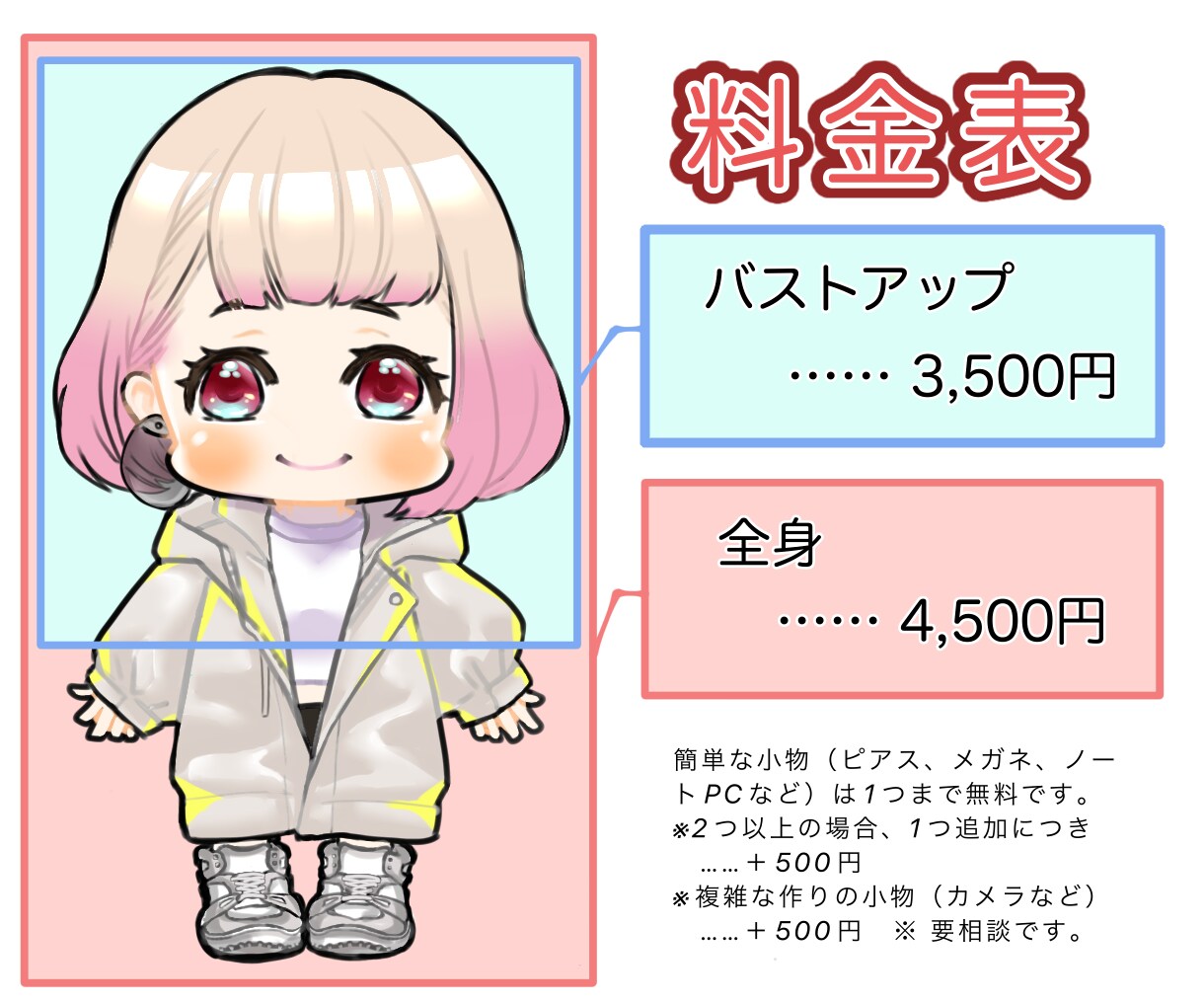 ビジネス・副業の方に♦︎ミニキャラ描きます SNS・ブログのプロフィール画像でお悩みの方にオススメ イメージ3