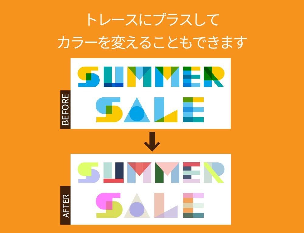 イラストやロゴをデータ化！きれいにトレースします ぼやけたロゴ、手描きの線も、くっきりデータ化！ イメージ4
