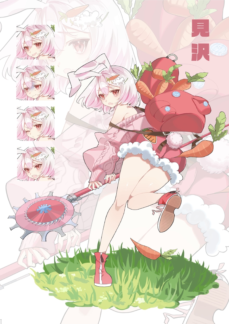 キャラクターイラストの作成を行います 美少女キャラクターのイラストの制作 イメージ2