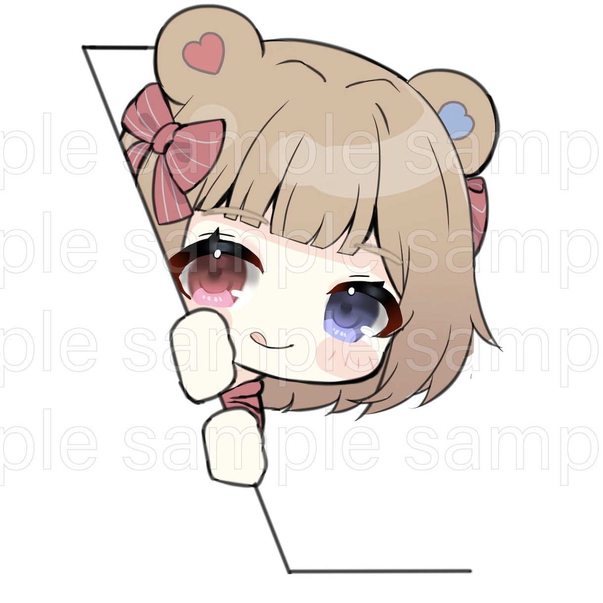ヘッダーやアイコンに使用できます ひょっこりとかわいくて癒される量産イラストです イメージ3