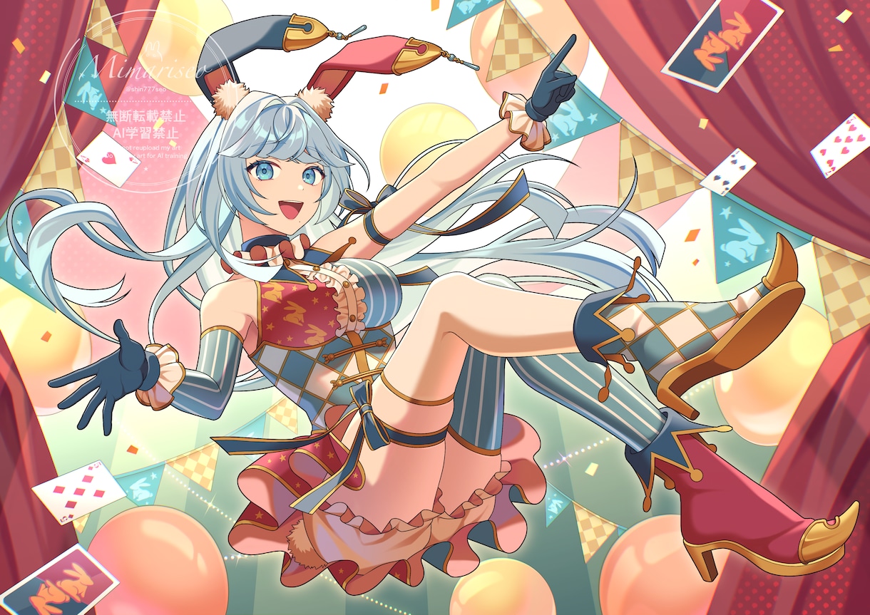 １枚絵・アイコン等◆生き生きしたイラスト描きます キラキラとした表情のキャラクターデザインが得意です！ イメージ1