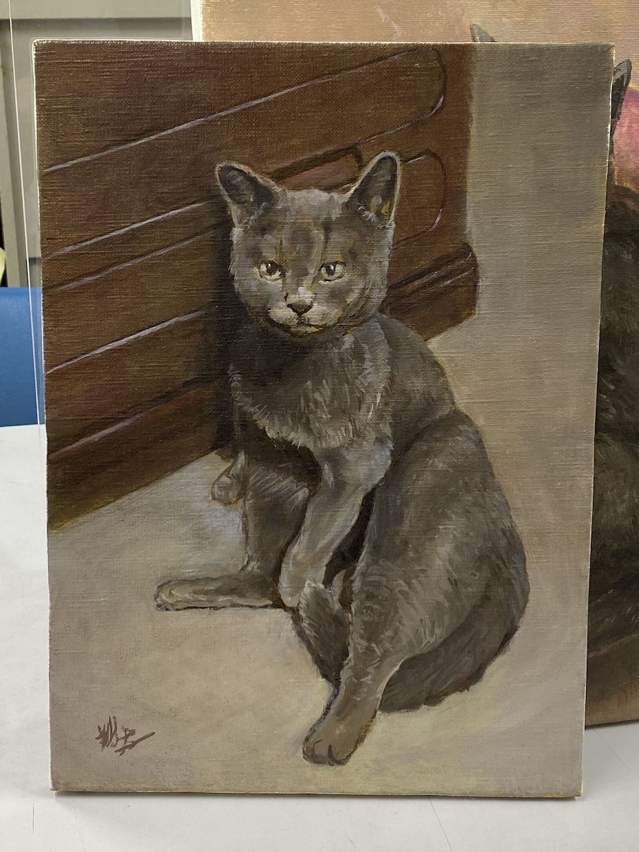 油絵でペットをお描きします 油絵ならではの耐久、発色性です イメージ1