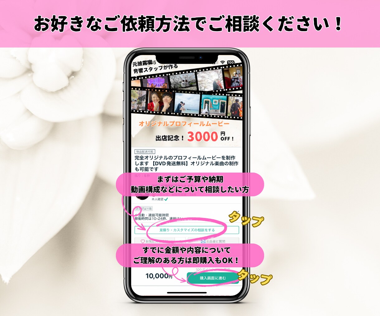 あなたにピッタリなプロフィールムービーを作成します 【DVD発送無料】オリジナル楽曲の制作も可能です イメージ2
